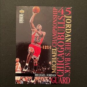 Michael Jordan Basketball Card